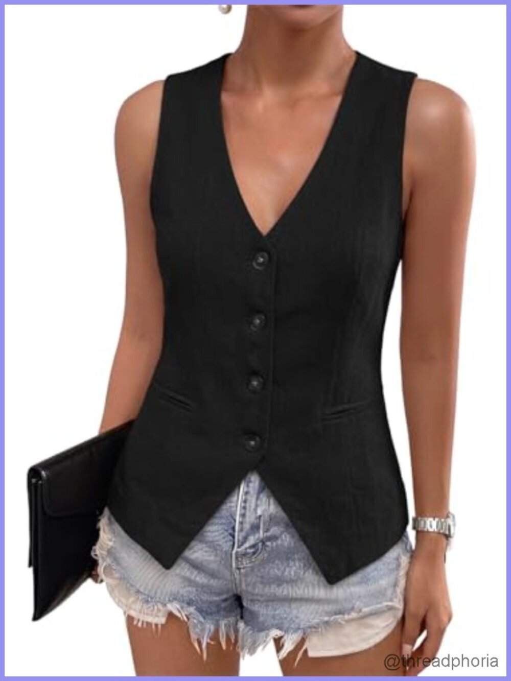 Womens Suit Vest Lined Sleeveless Dressy Casual Button Down Work Office